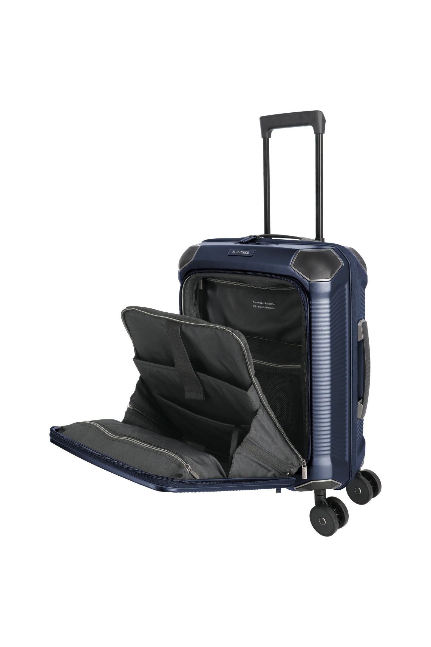 Travelite MILLENNIUM Trolley 4w S Vorderfach
