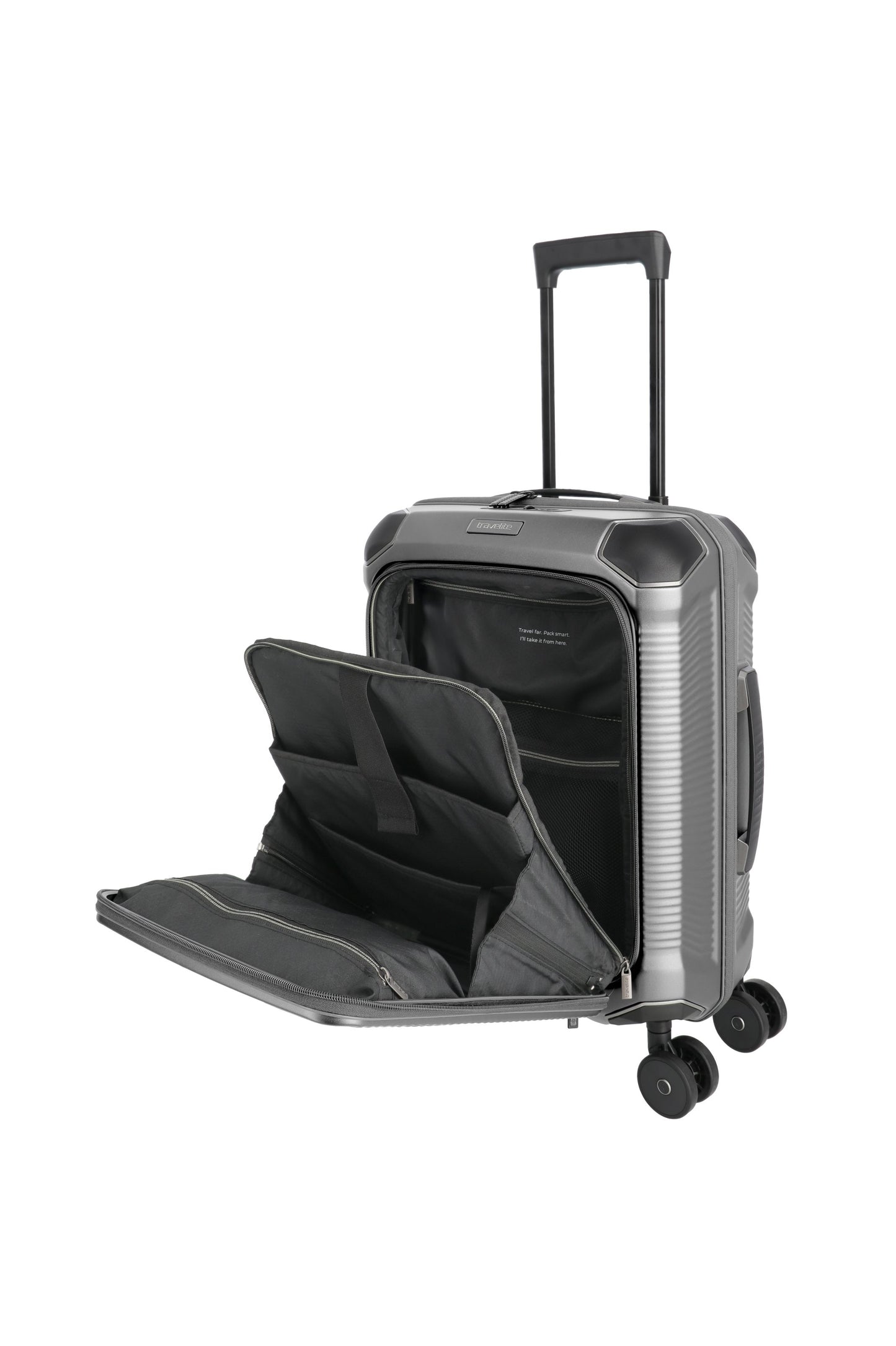 Travelite MILLENNIUM Trolley 4w S Vorderfach