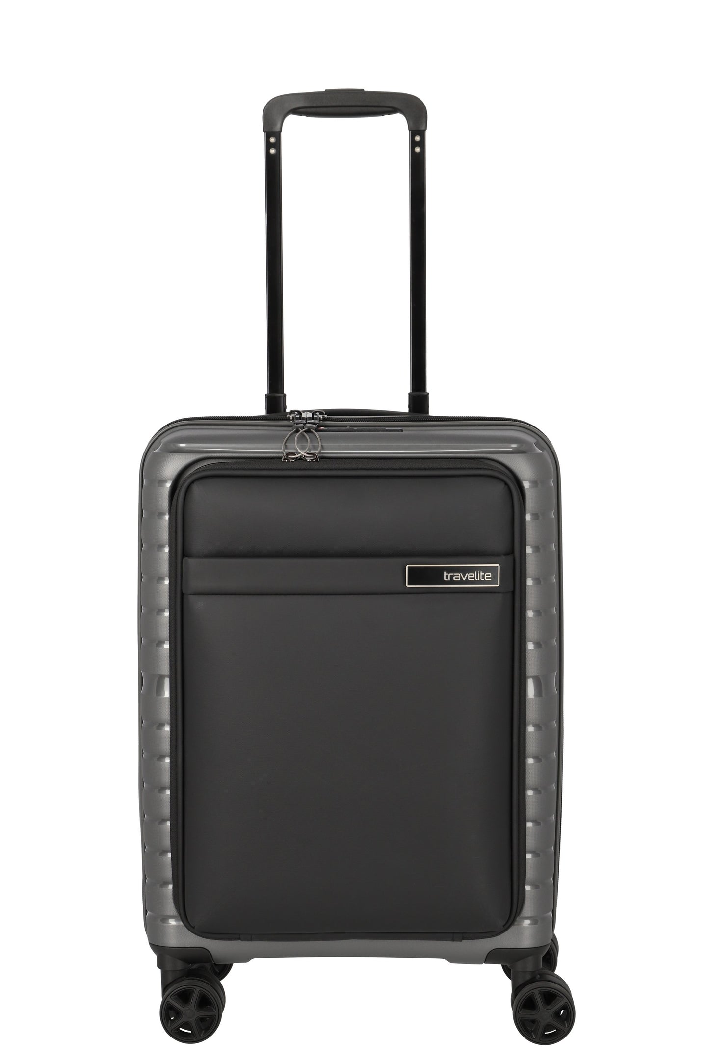 Travelite TRIENT S mit Vortasche - Anthrazit, bei uns EXKLUSIV!
