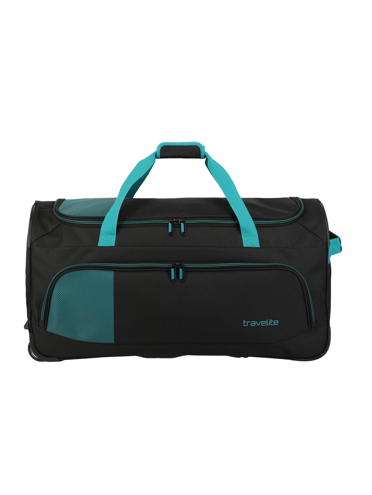 BASICS FRESH Rollenreisetasche, Schwarz/Petrol