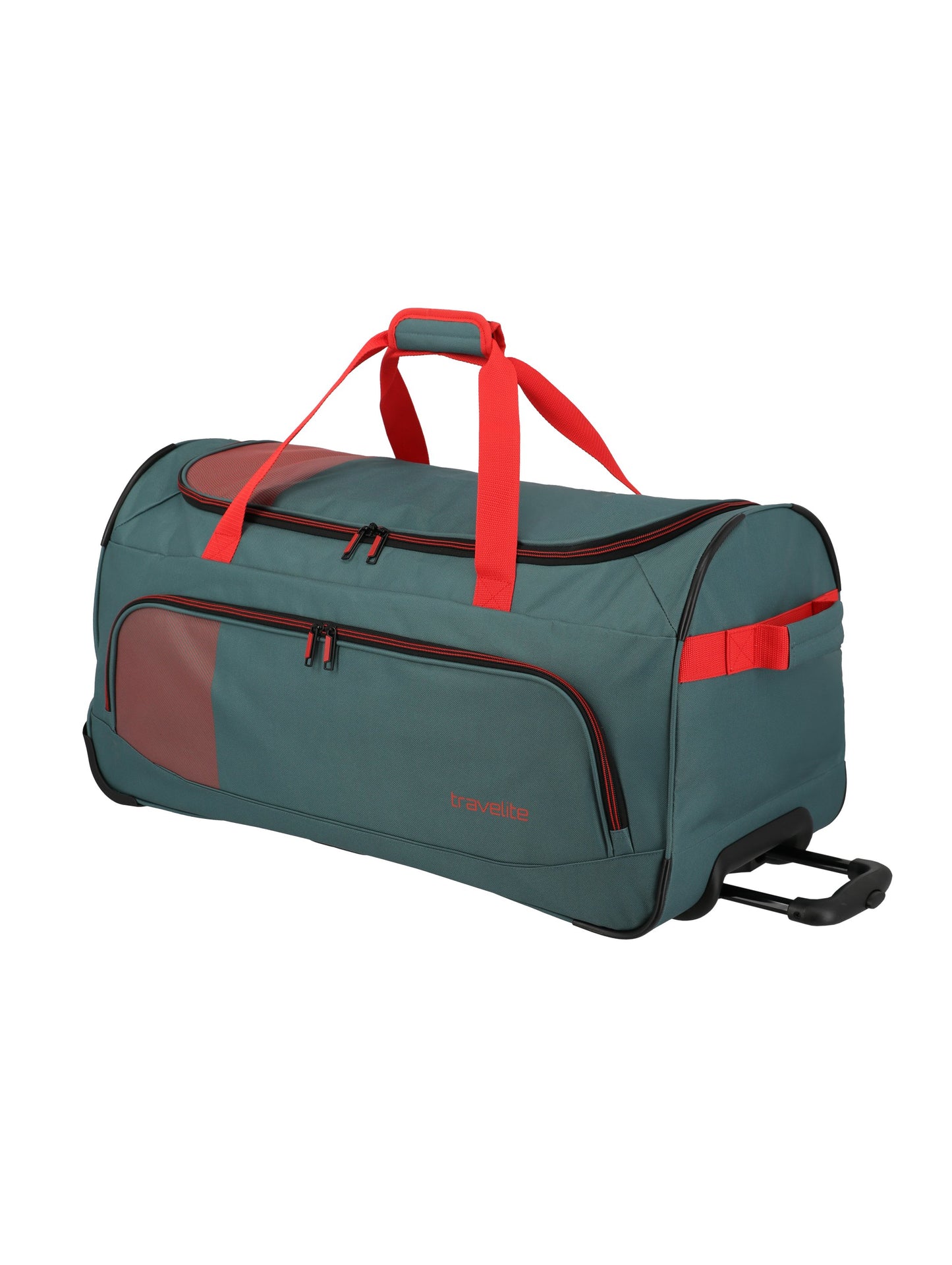 BASICS FRESH Rollenreisetasche, Grün/Orange