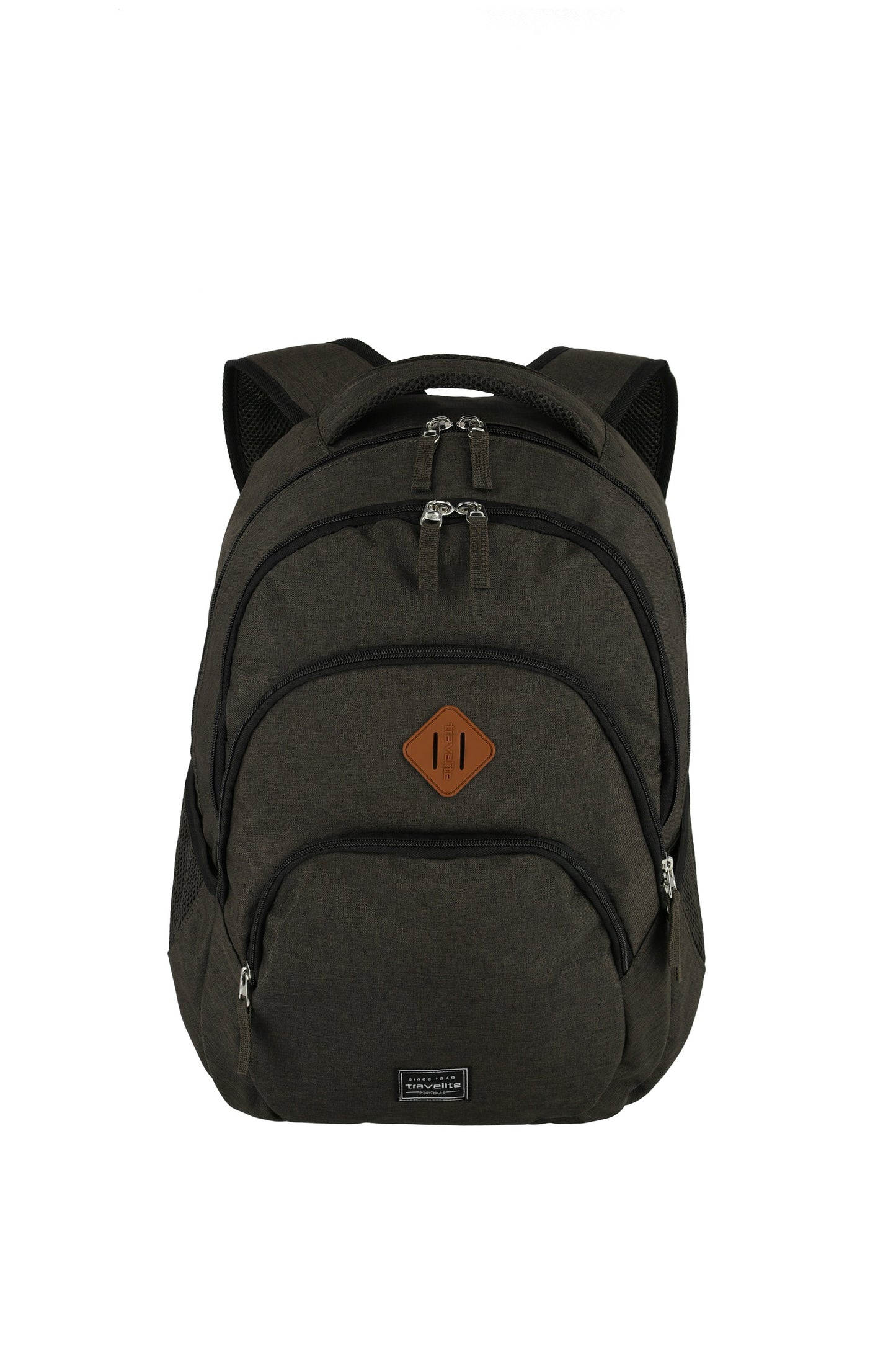 BASICS Rucksack Melange, Braun