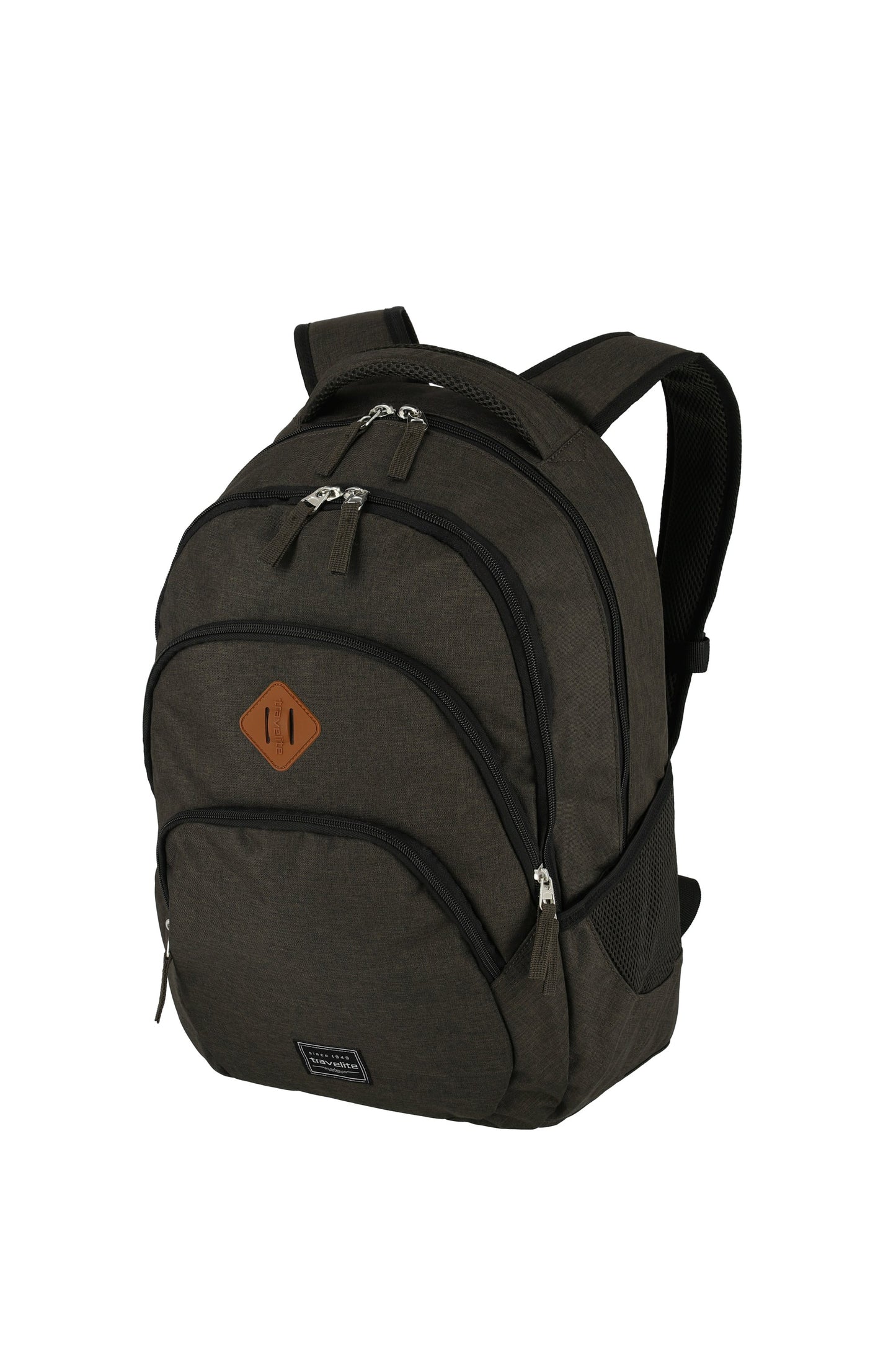 BASICS Rucksack Melange, Braun