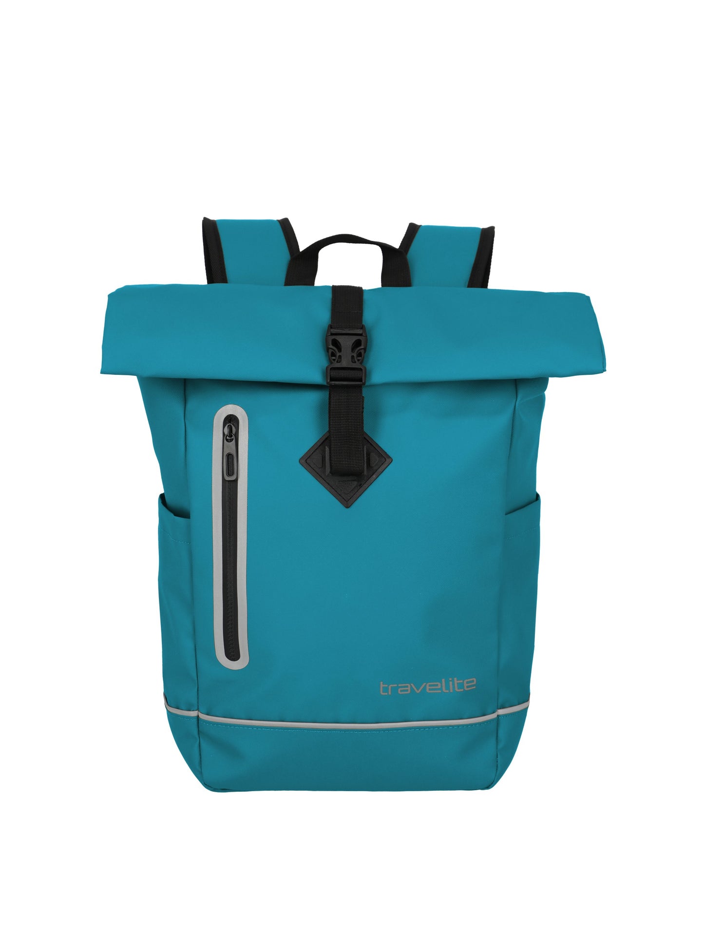 BASICS Roll-Up Rucksack Plane, Harbor Blue