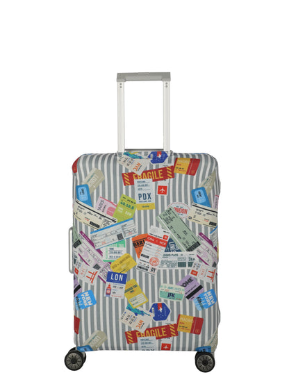 ACCESSORIES Suitcase cover M, Multi.Color/Tickets