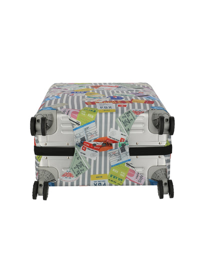 ACCESSORIES Suitcase cover L, Multi.Color/Tickets