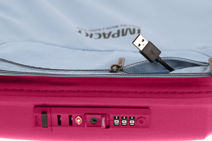 IMPACKT - IP1 4w Trolley S m.USB Port, Flora pink