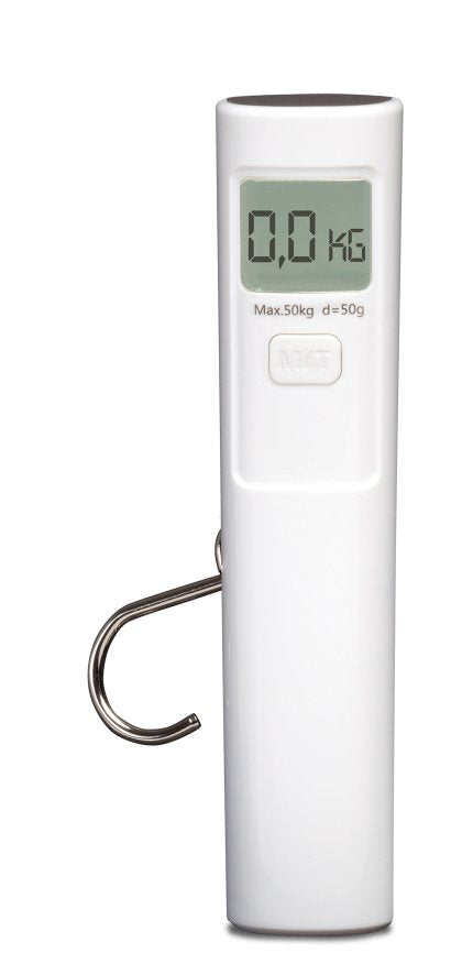 Worldpack-digitale Kofferwaage weiss, Batterielos