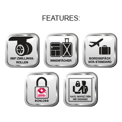 Worldpack San Francisco Trolley Set L/M/S