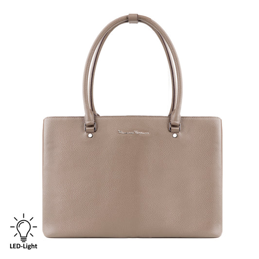 Riccardo Ferducci - Business bag, w. LED-light,17 Zoll laptop- or A4 file size
