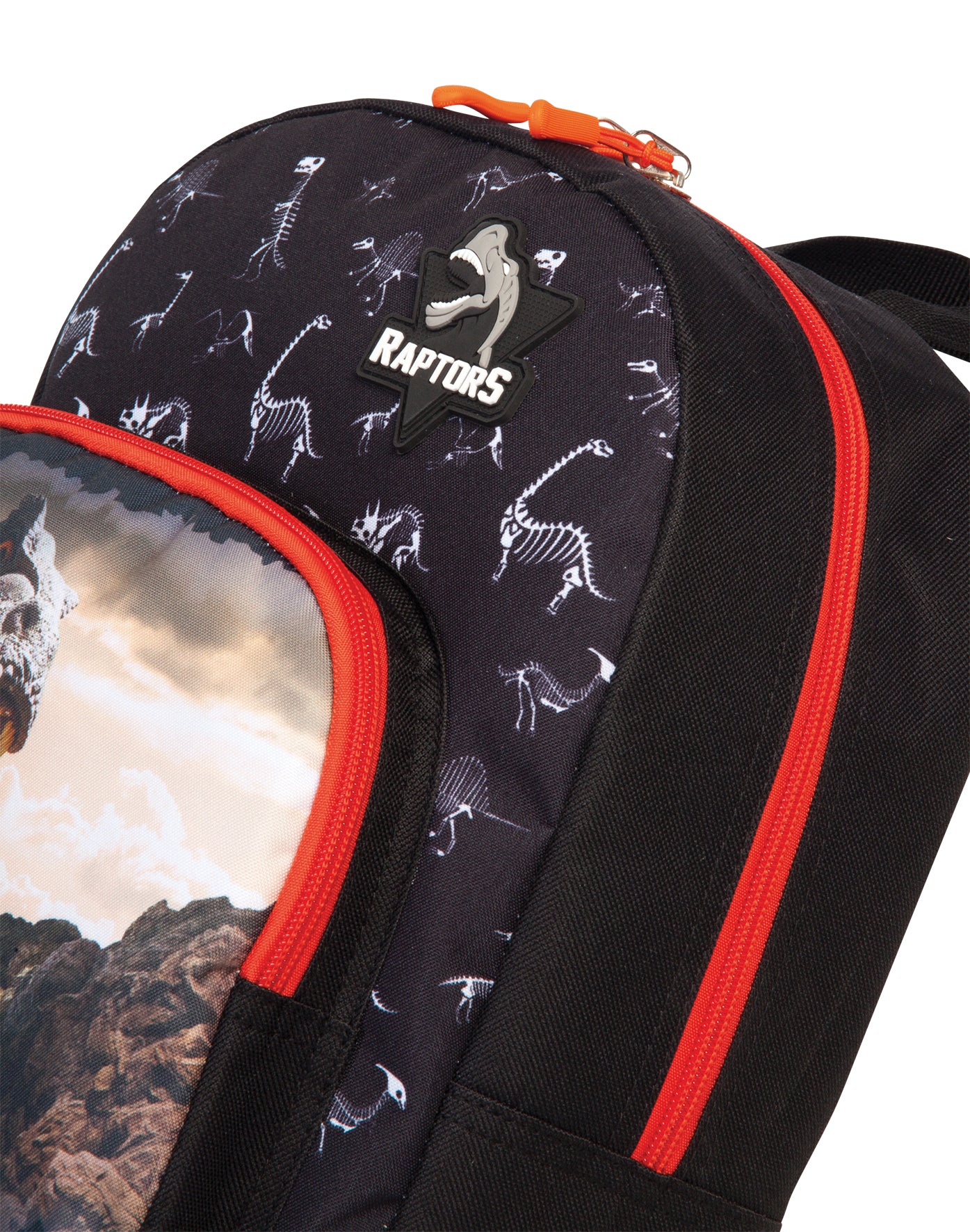 Fabrizio children's backpack *black/fire red fabrizio