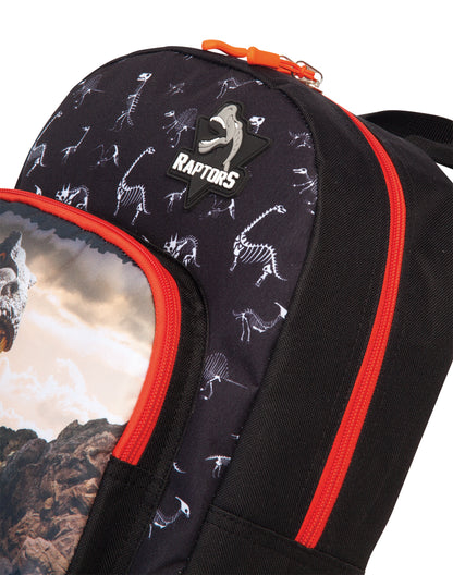 Fabrizio children's backpack *black/fire red fabrizio