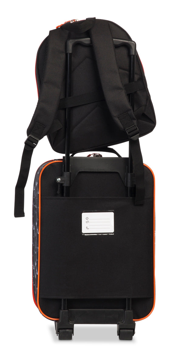Fabrizio Kinderrucksack  *schwarz/feuerrot Fabrizio