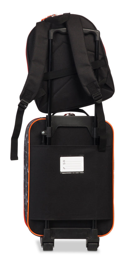Fabrizio Kinderrucksack  *schwarz/feuerrot Fabrizio