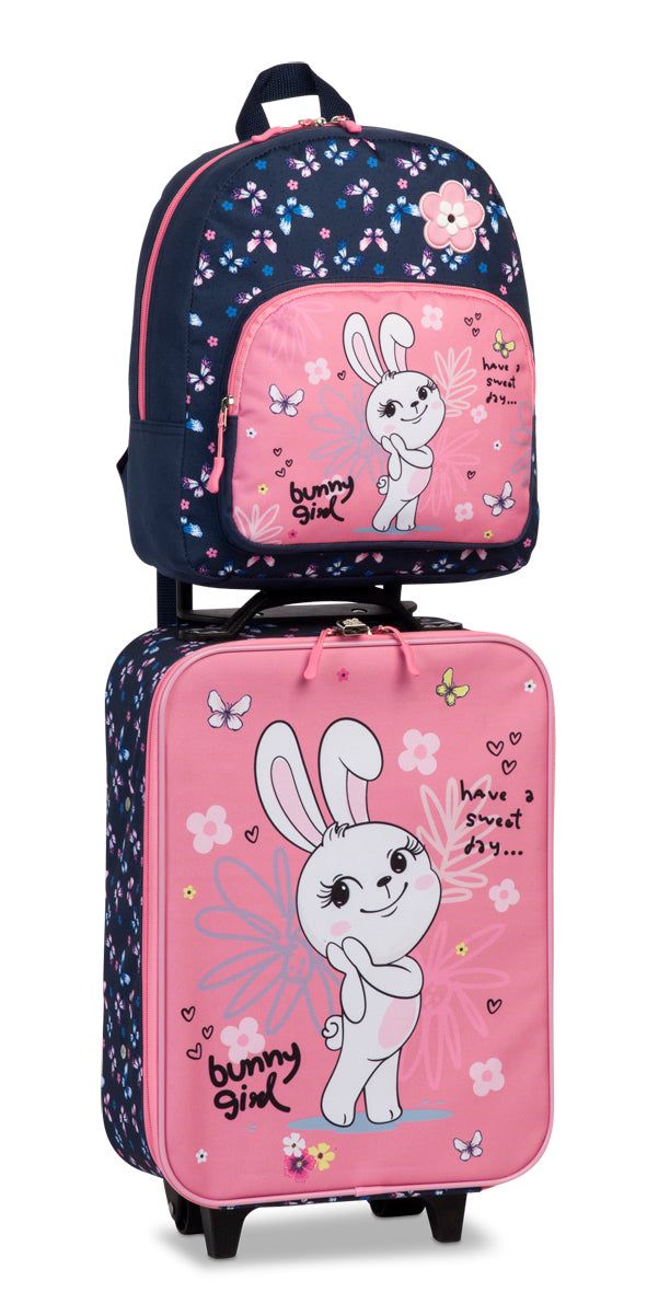 Sac à dos pour enfants Fabrizio * Bleu foncé/rose Fabrizio