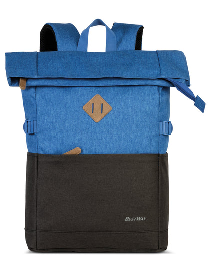 BestWay Campus Style Rucksack: Marineblau/Schwarz