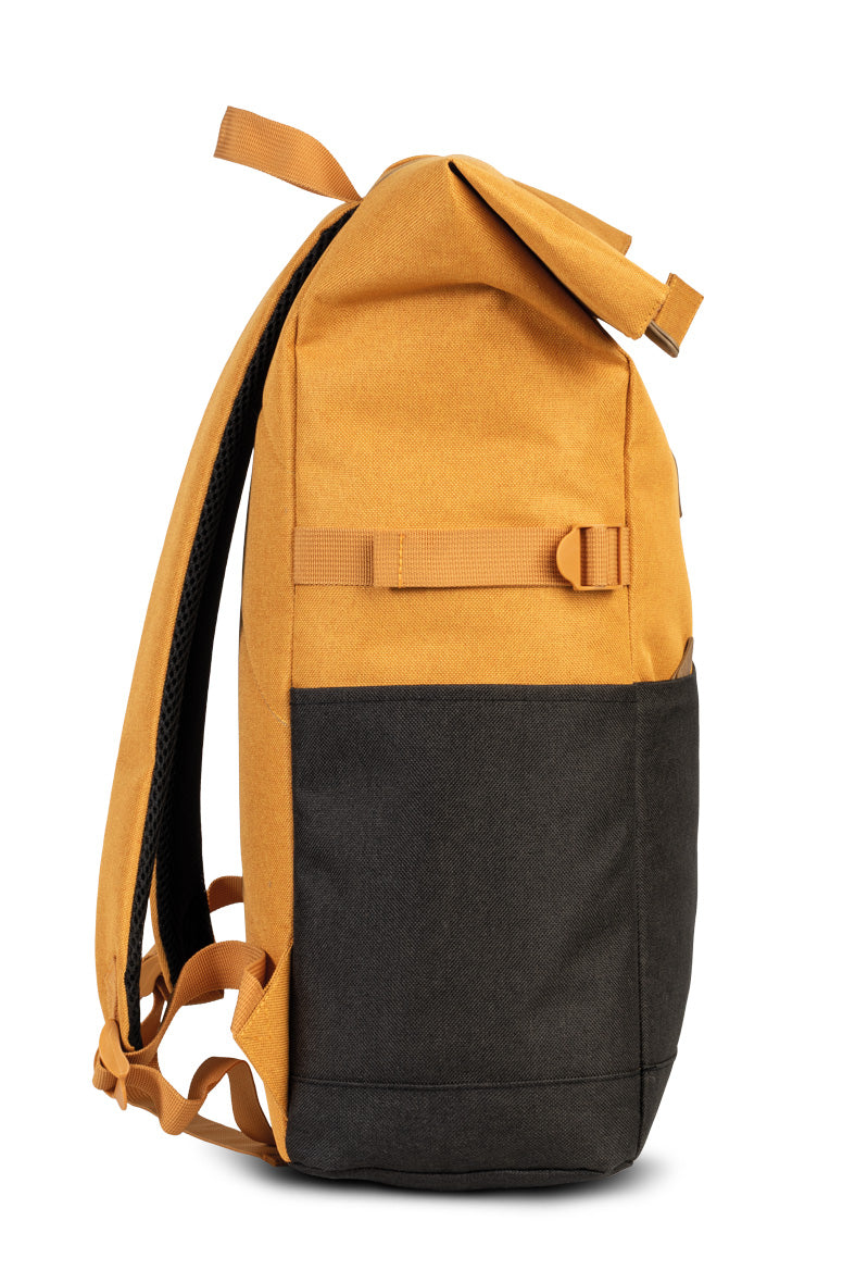 BestWay Campus Style Rucksack: Ocker/Schwarz