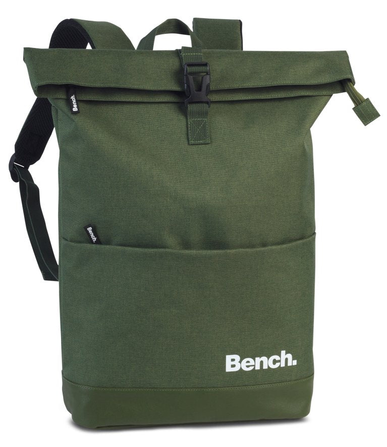 Bench Roll Top Backpack Courier backpack Daypack Backpack 64180, color: black