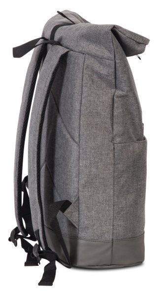 Bench Roll Top Backpack Courier Back Dailardpack Backpack 64180, Color: Dark Gray