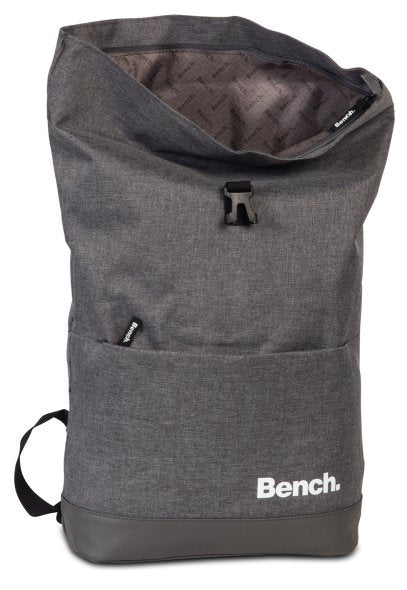 Bench Roll Top Backpack Courier Back Dailardpack Backpack 64180, Color: Dark Gray
