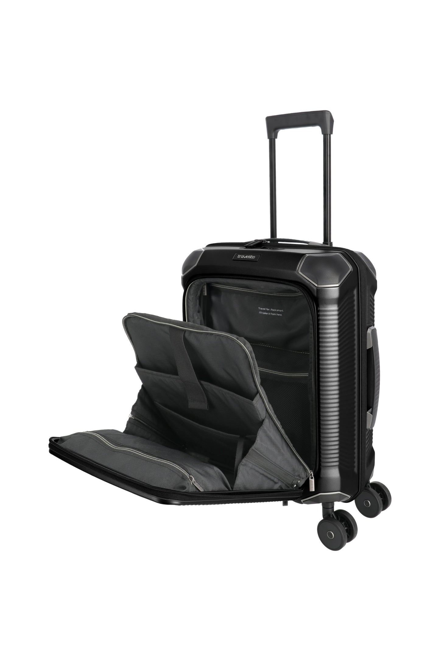 Travelite MILLENNIUM Trolley 4w S Vorderfach