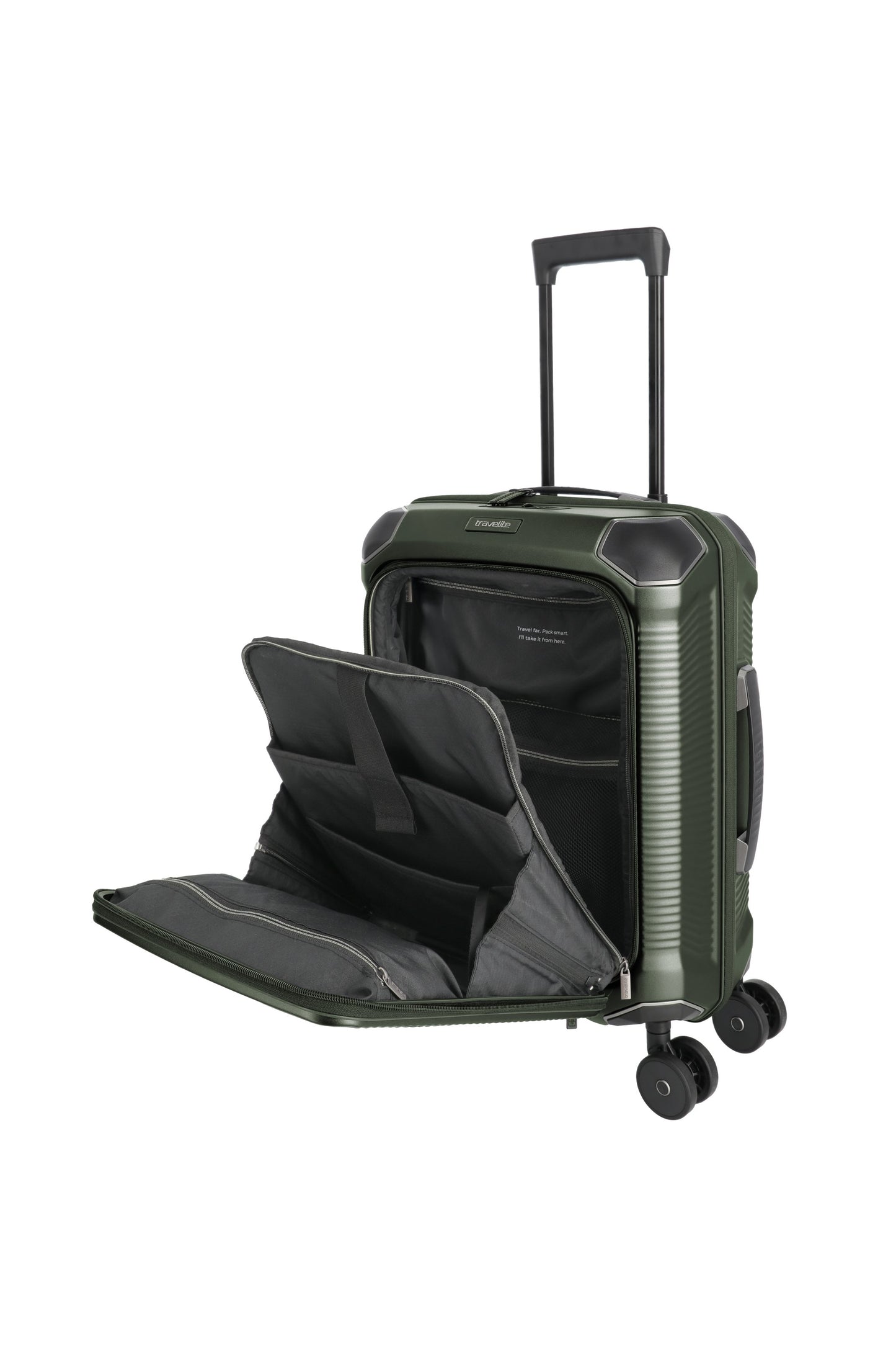 Travelite MILLENNIUM Trolley 4w S Vorderfach