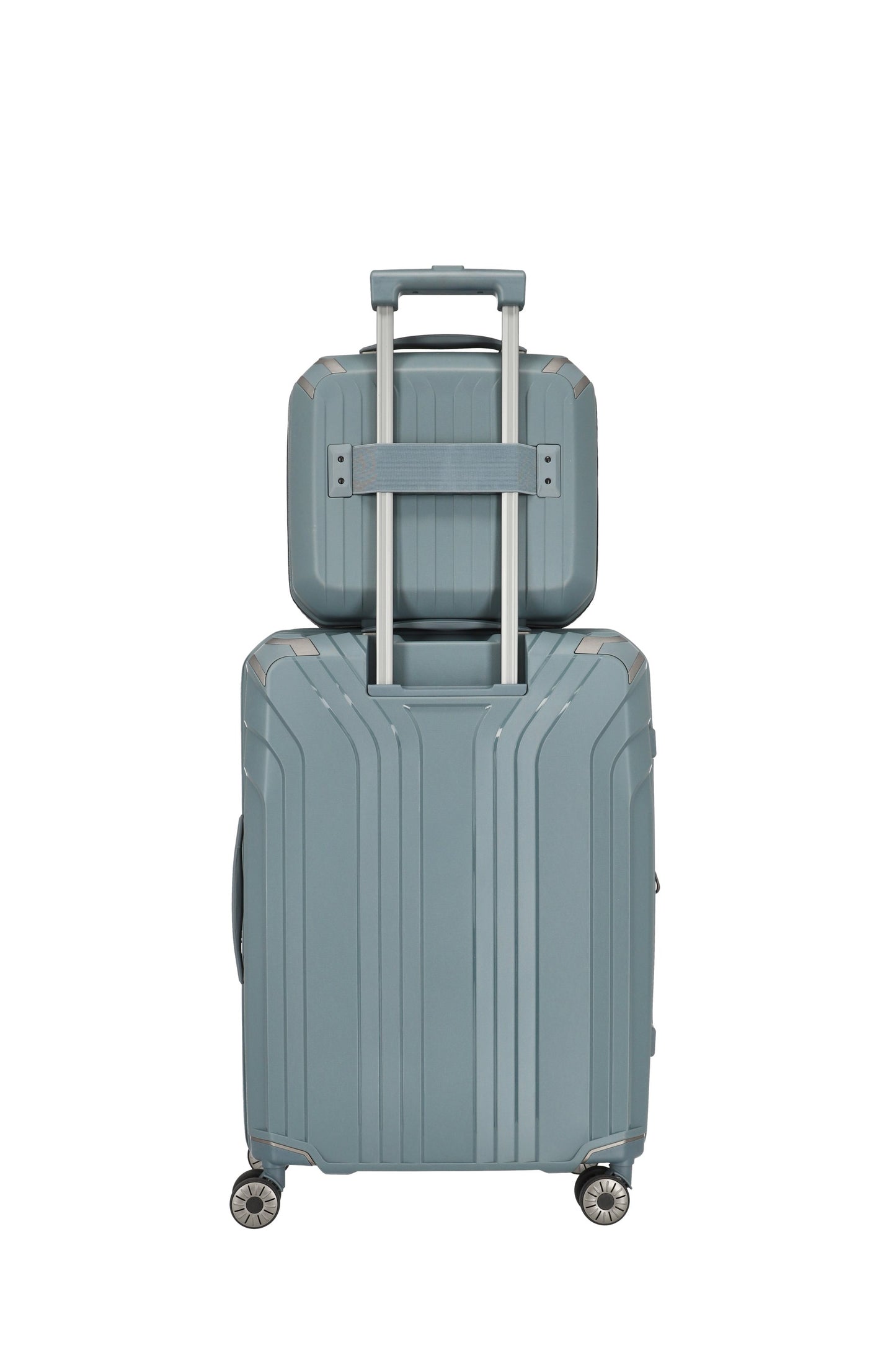 Elvaa beauty case, blue -gray