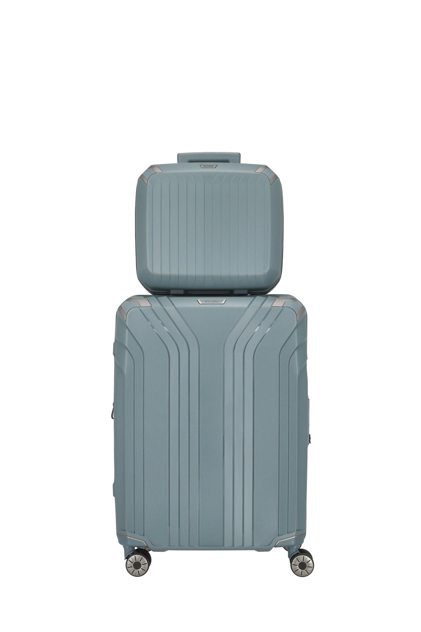 Elvaa beauty case, blue -gray