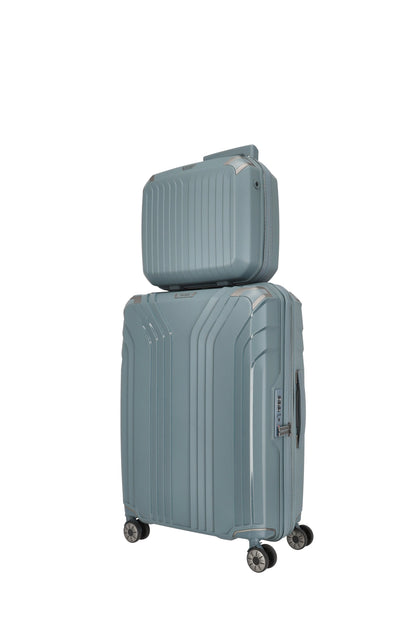 Elvaa beauty case, blue -gray