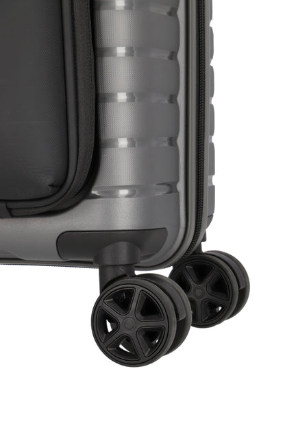 Traillite à 4 roues à main petite 42 litres avec une séries de bagages pré-poche Trento: le chariot dur remplit les bagages excès IATA, 55 cm
