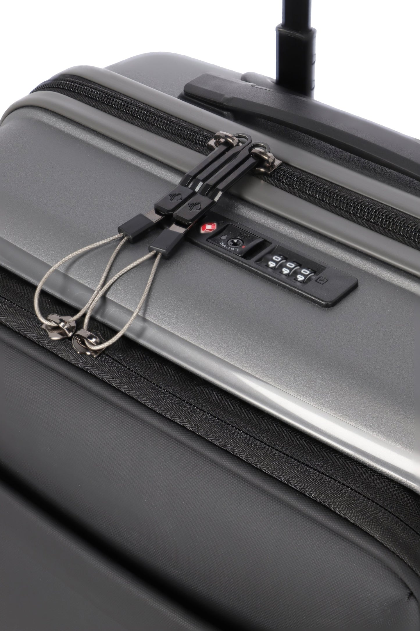 Traillite à 4 roues à main petite 42 litres avec une séries de bagages pré-poche Trento: le chariot dur remplit les bagages excès IATA, 55 cm