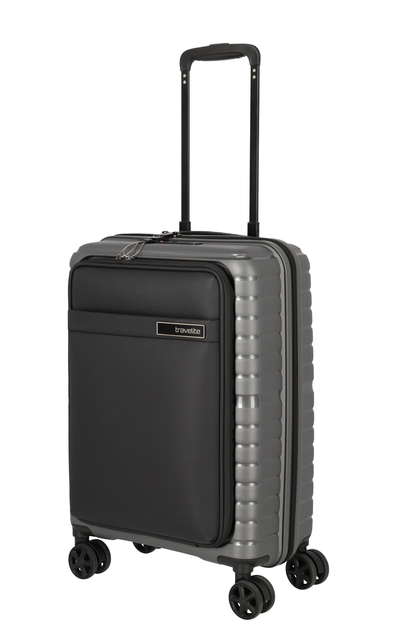 Travelite TRIENT S mit Vortasche - Anthrazit, bei uns EXKLUSIV!