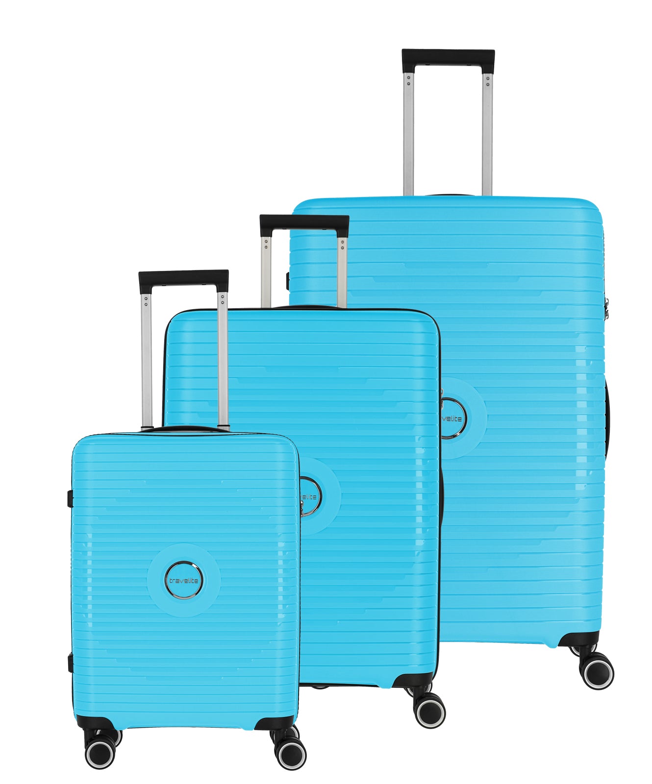 Travelite Orbita 3-pc. Case set - turquoise