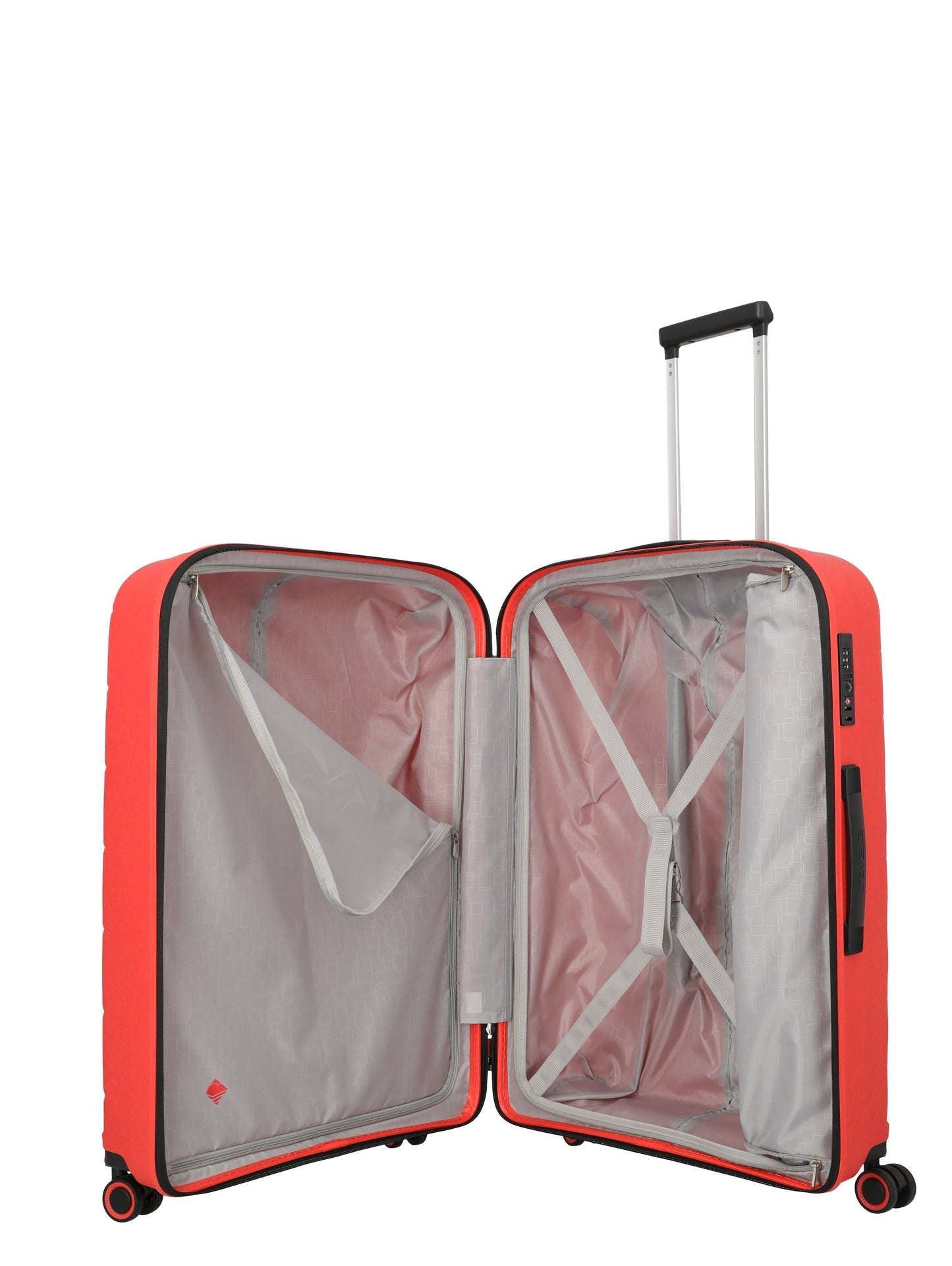 Travelite BURANO 4w Trolley L - Raspberry