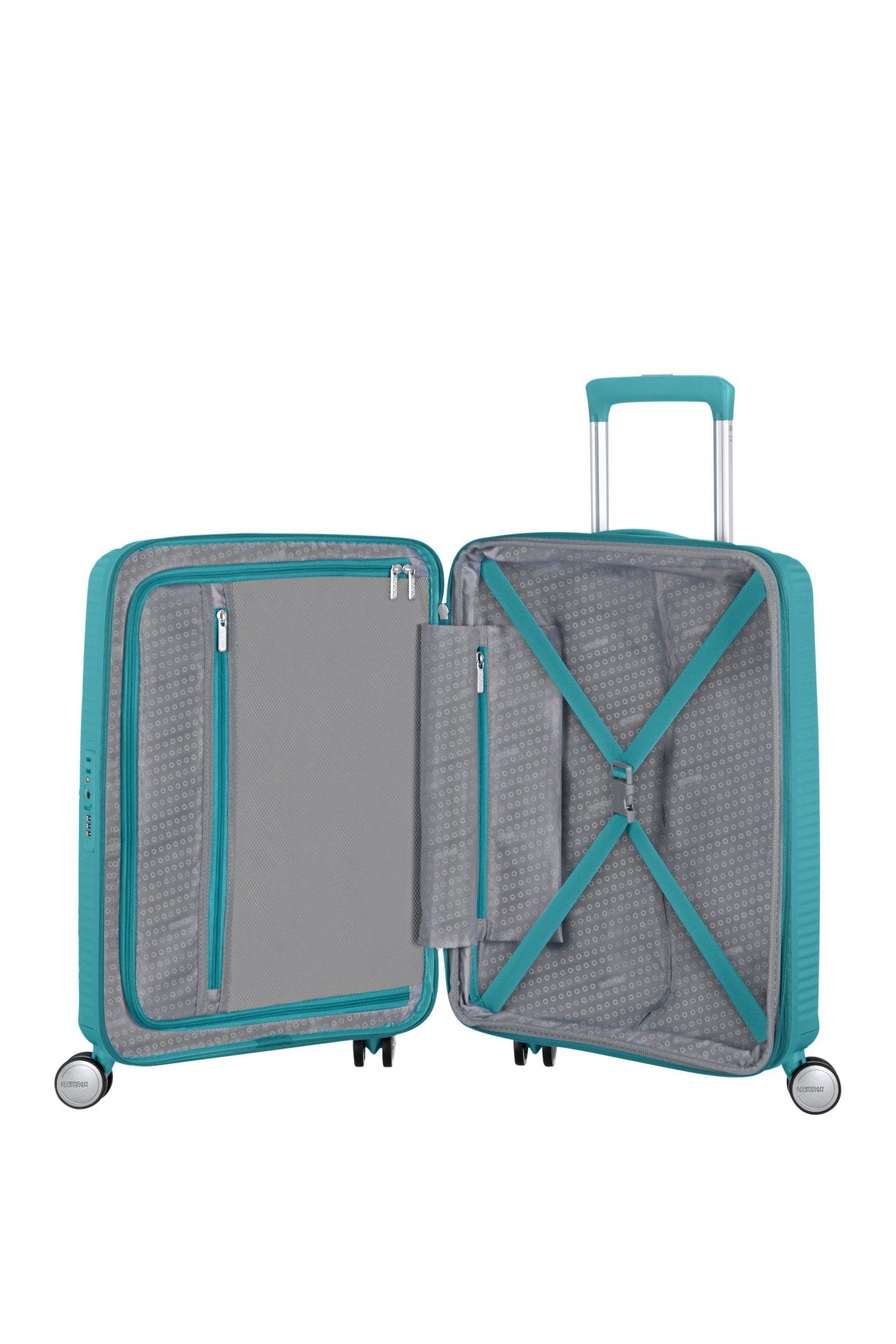 AMERICAN TOURISTER Soundbox Trolley S erw. - Turquoise Tonic