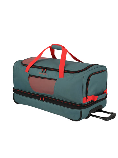 BASICS Rollenreisetasche, 70cm, Grün/Orange