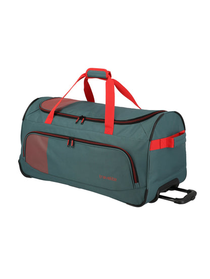 BASICS FRESH Rollenreisetasche, Grün/Orange
