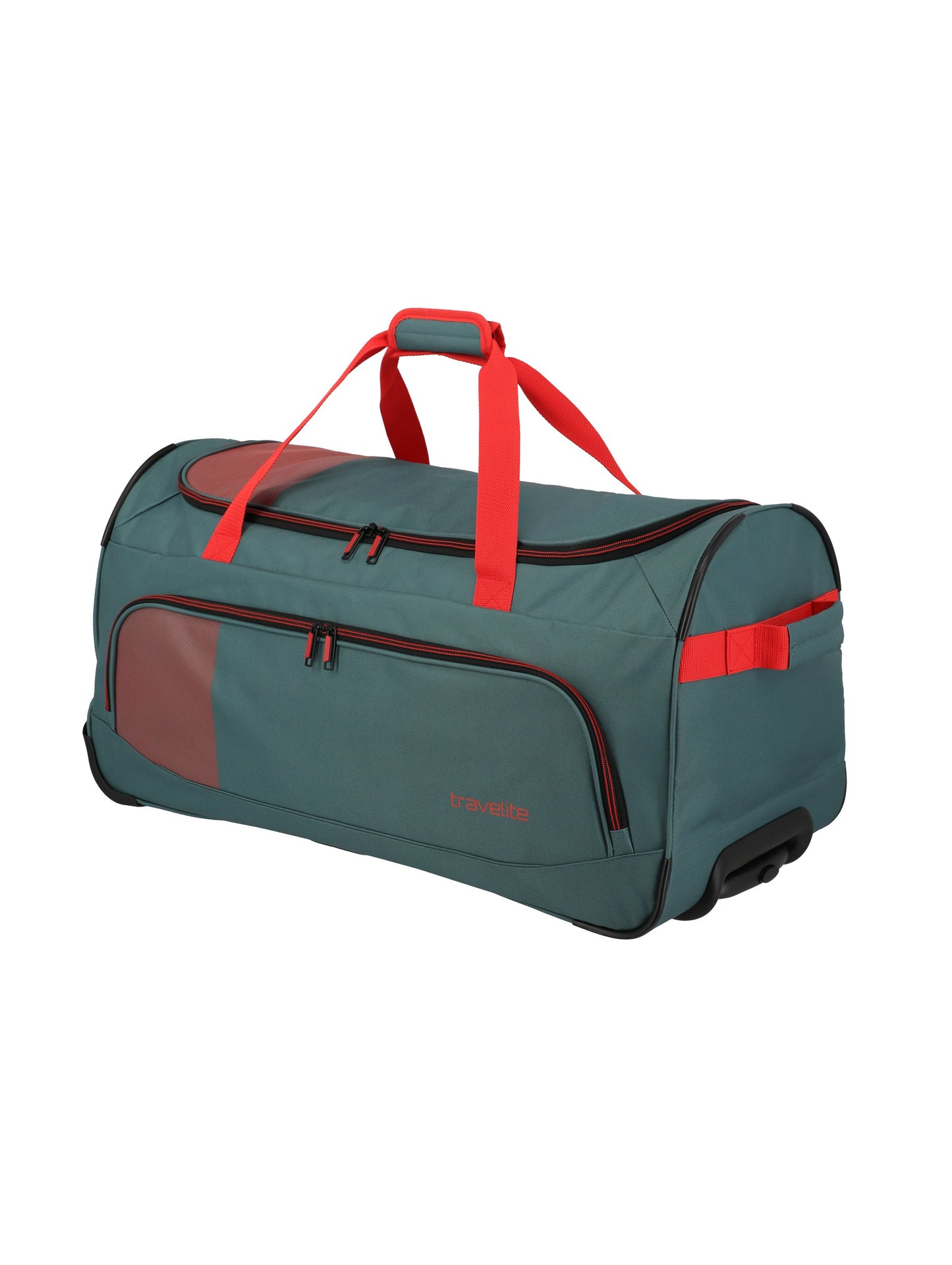 BASICS FRESH Rollenreisetasche, Grün/Orange