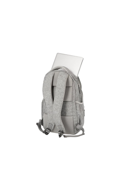 Basics backpack Melange A4, light gray