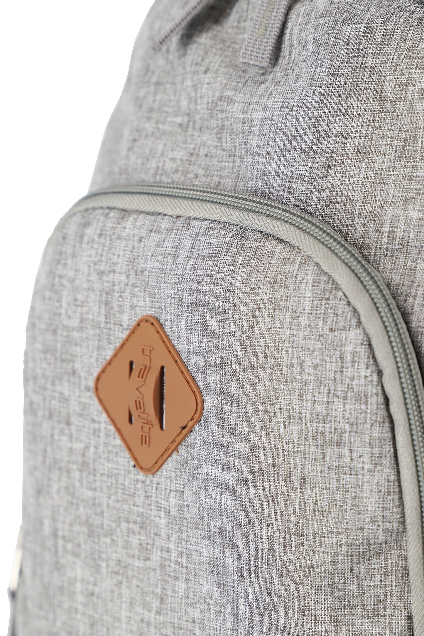 Basics backpack Melange A4, light gray