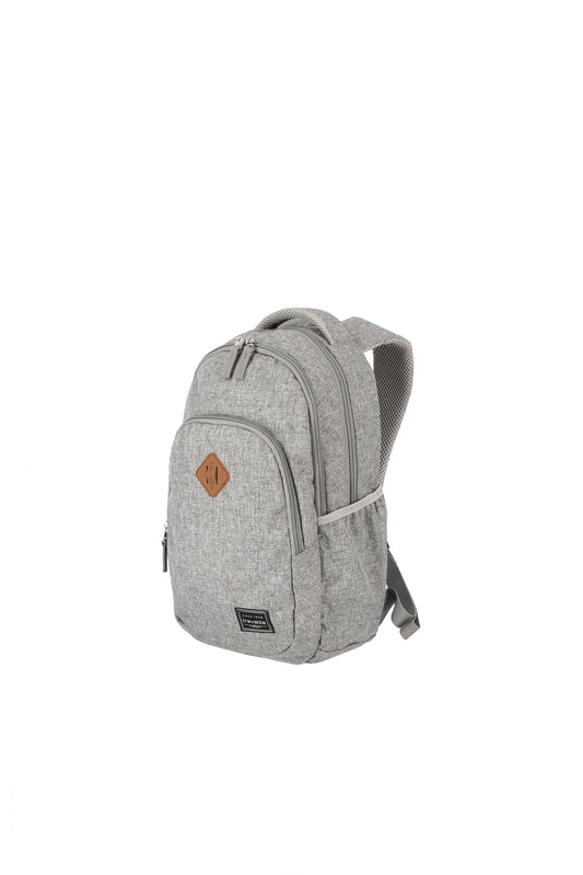 Basics backpack Melange A4, light gray