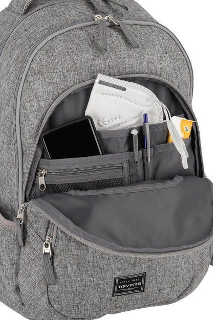 Basics backpack Melange, light gray