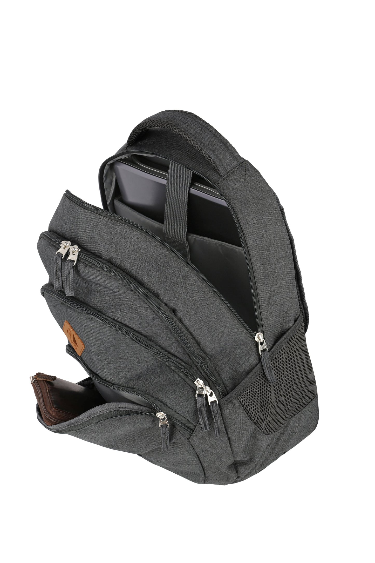 Basics backpack Melange, anthracite