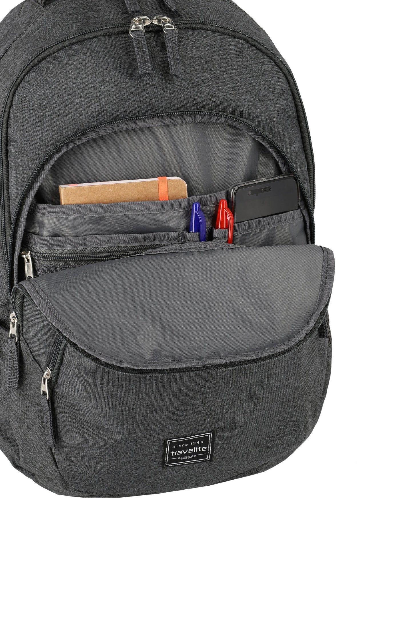 Basics backpack Melange, anthracite