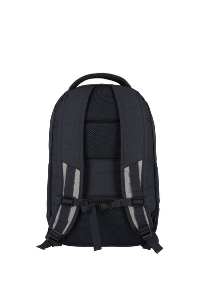 BASICS Rucksack Melange, Marine/Grau