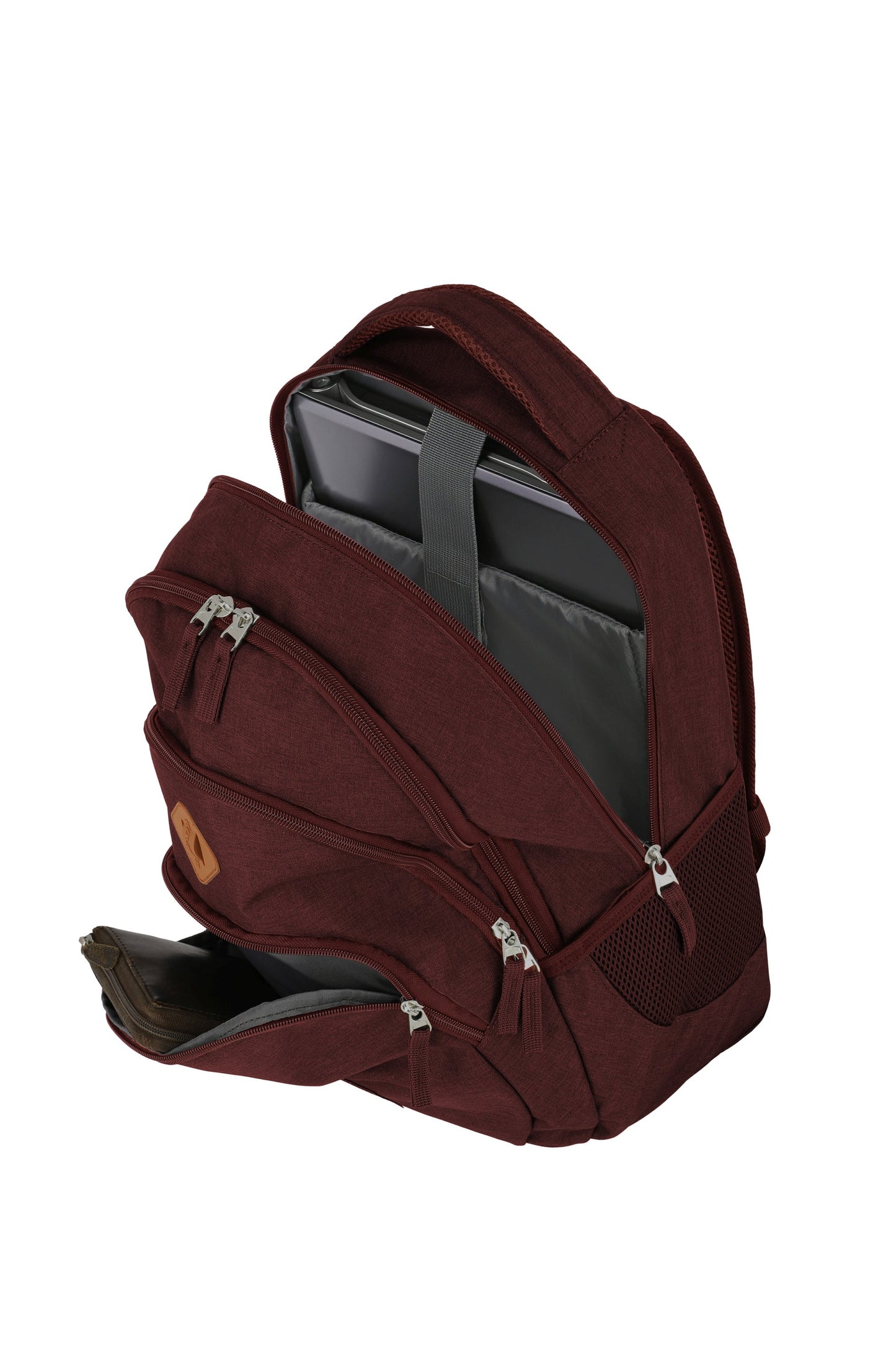 Basics backpack Melange, Bordeaux