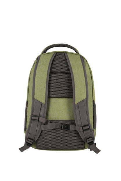 Basics backpack melange, green/gray