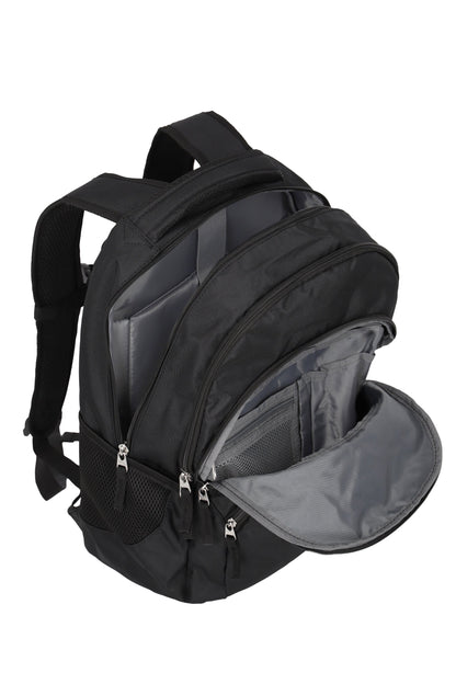 Basics backpack melange, black