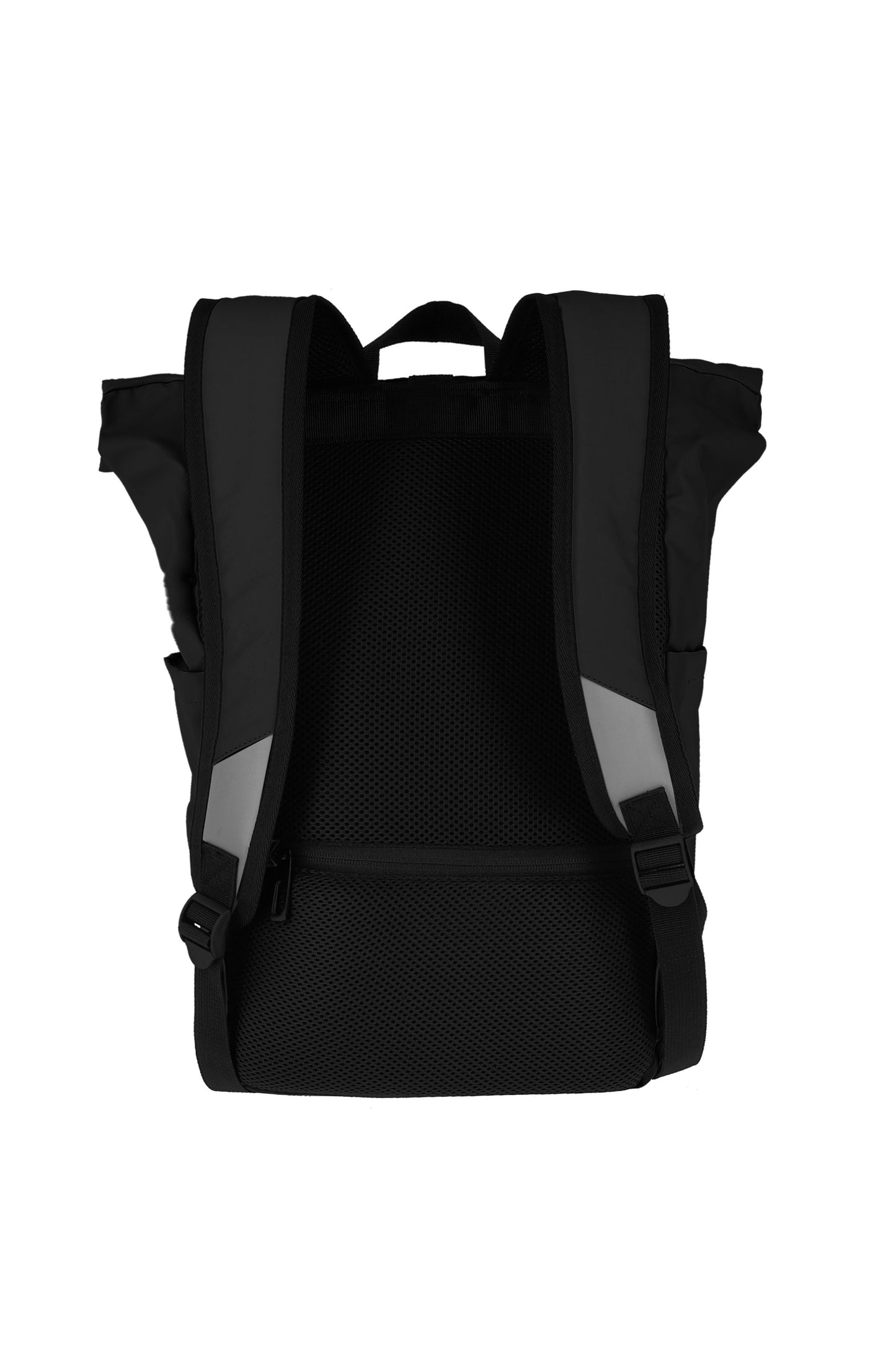 Basics roll-up backpack tarpaulin, black