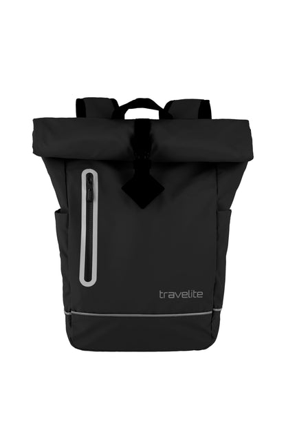 Basics roll-up backpack tarpaulin, black
